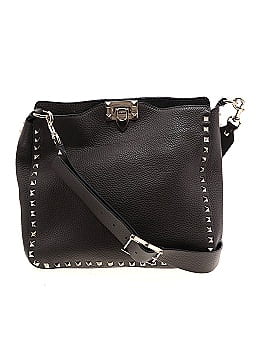 Valentino Leather Rockstud Messenger Bag (view 1)