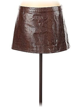 Miaou Faux Leather Skirt (view 1)