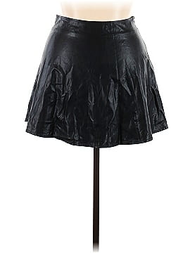 face n face Faux Leather Skirt (view 2)