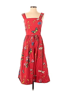 Oscar De La Renta Scarlet Day Dress (view 1)