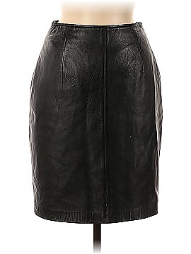 Linda Allard Ellen Tracy Faux Leather Skirt (view 1)