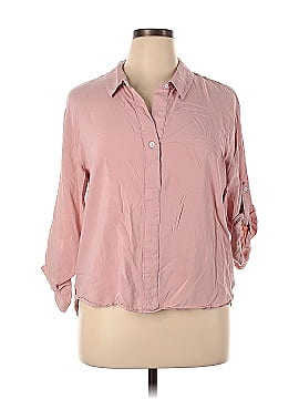 A New Day 3/4 Sleeve Button-Down Shirt (view 1)