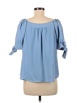 Karen Kane Short Sleeve Blouse (view 2)