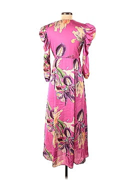 PatBO Pink Floral Puff Sleeve Dress (view 2)