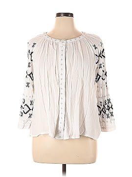 Cabana by Crown & Ivy Long Sleeve Blouse (view 1)