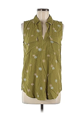 Ann Taylor LOFT Outlet Sleeveless Button-Down Shirt (view 1)