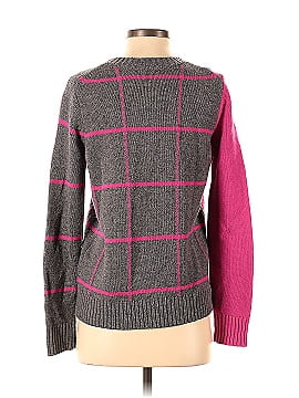 Milly Intarsia Windowpane Sweater (view 2)