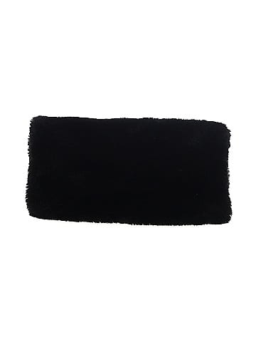 Unbranded 100% Faux Fur Black Clutch One size