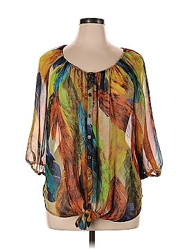 Lane Bryant Long Sleeve Blouse (view 1)