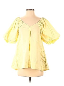 CO Yellow Puff Sleeve Top (view 1)