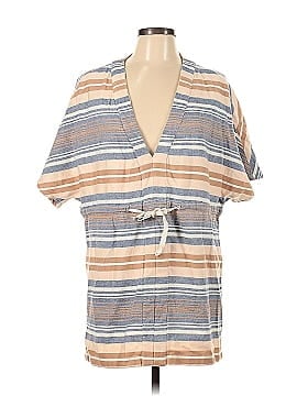 Solid & Striped Short Sleeve Blouse (view 1)