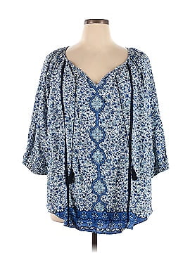 New Directions 3/4 Sleeve Blouse (view 1)