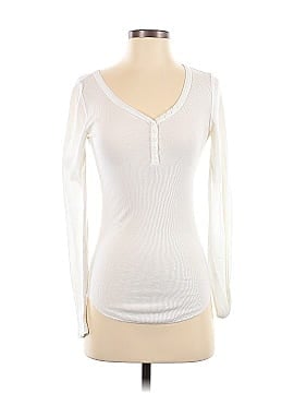 Topshop Long Sleeve Henley (view 1)