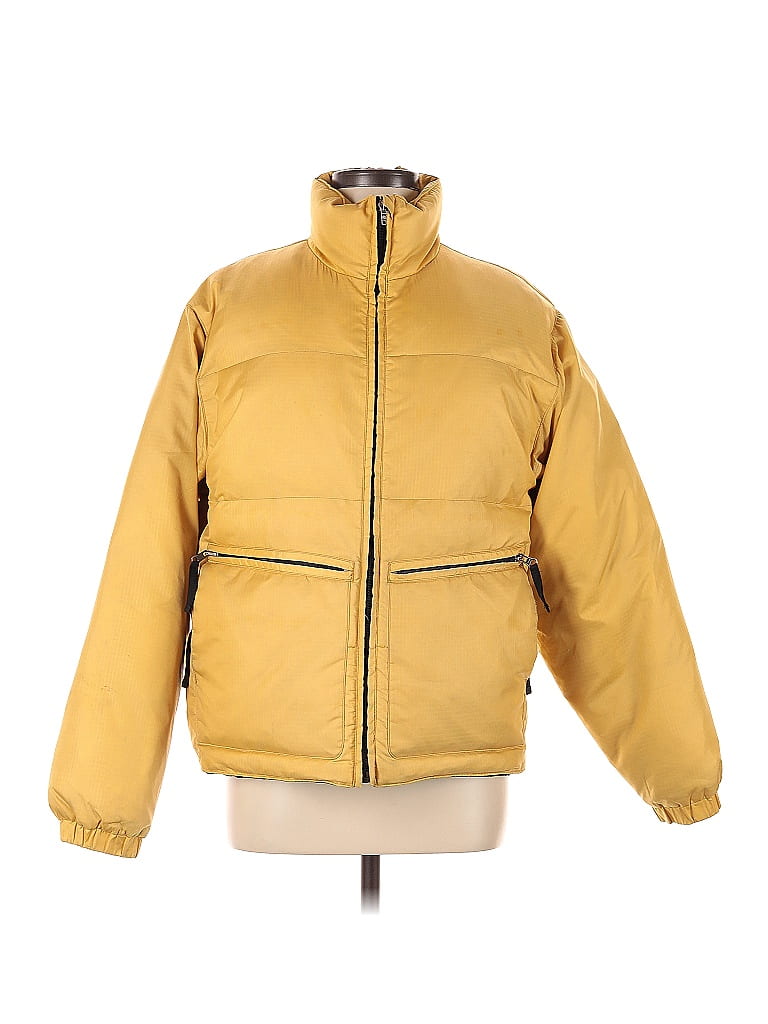 Burton Solid Yellow Coat Size M 69 off ThredUp