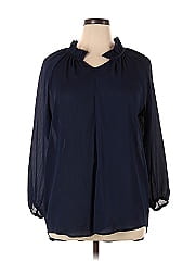 Ny Collection Long Sleeve Blouse
