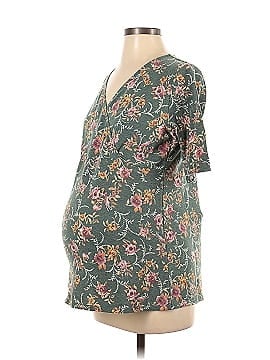 Ma Cherie Maternity Short Sleeve Blouse (view 1)