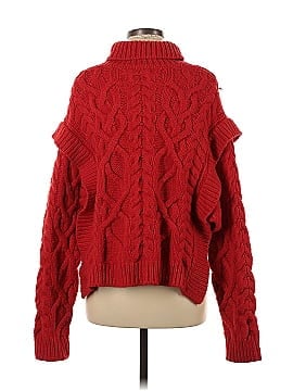 Aknvas Bonnie Cable Knit Turtleneck Sweater (view 2)