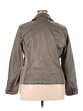 Sebby Collection Faux Leather Jacket (view 2)