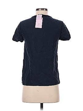 Calypso St. Barth Short Sleeve Silk Top (view 2)