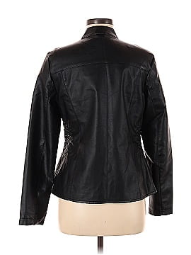 Baccini Faux Leather Jacket (view 2)