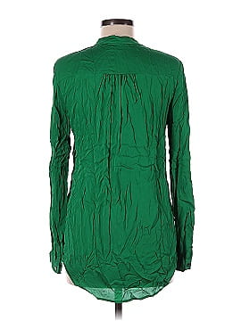 Diane von Furstenberg Long Sleeve Silk Top (view 2)