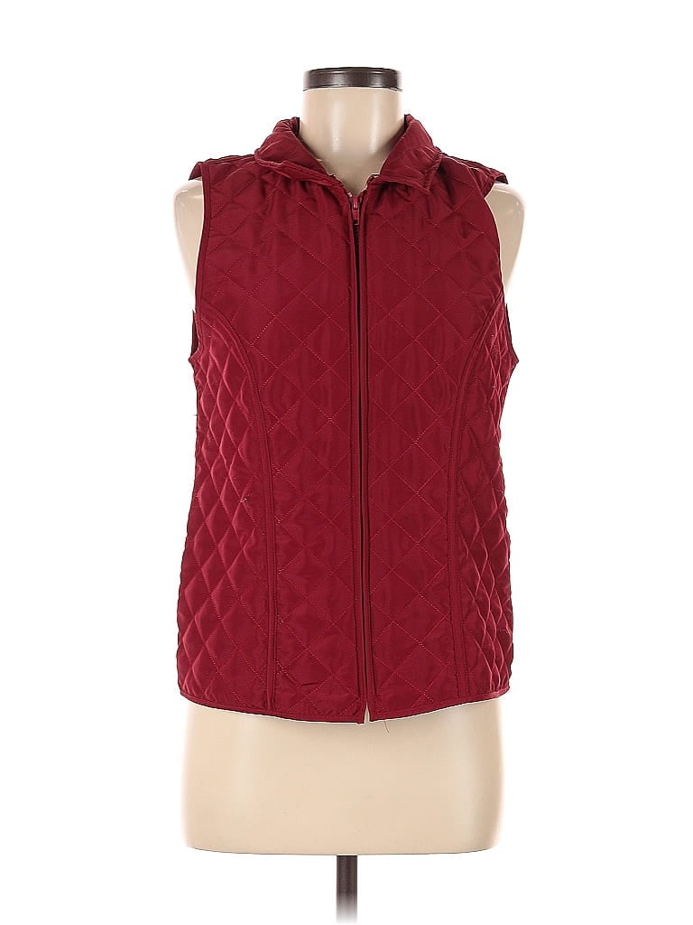 Pre-owned I.n. Studio Vest In Red