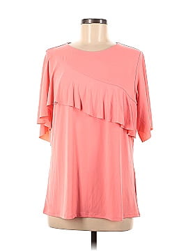 DG^2 by Diane Gilman Short Sleeve Blouse (view 1)