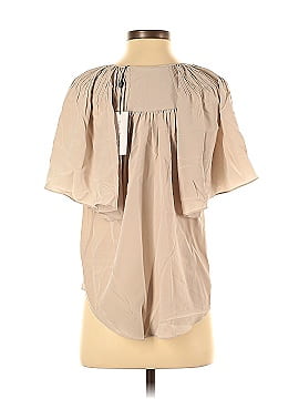 Elie Tahari Short Sleeve Silk Top (view 2)