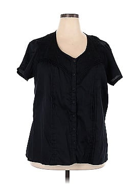 St. John's Bay Short Sleeve Blouse (view 1)