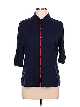 J. McLaughlin 3/4 Sleeve Button-Down Shirt (view 1)