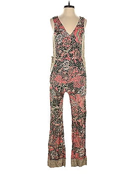 Warm Floral V-Neck Jumpsuit (view 1)