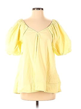 CO Yellow Puff Sleeve Top (view 1)