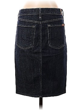 7 For All Mankind Denim Skirt (view 2)