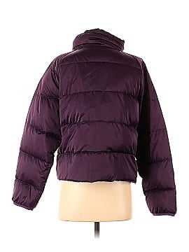 Tory Sport Purple Performance Satin Down Jacket (view 2)