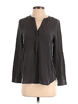 Joie Long Sleeve Silk Top (view 1)