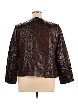Lafayette 148 New York Faux Leather Jacket (view 2)