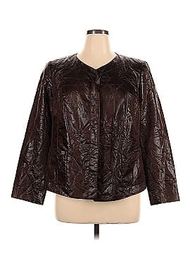 Lafayette 148 New York Faux Leather Jacket (view 1)