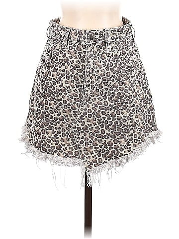 We the Free Denim Skirt (view 1)