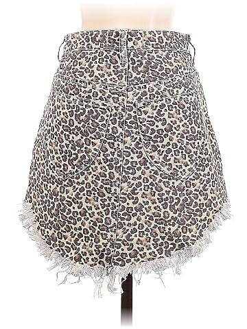 We the Free Denim Skirt (view 2)