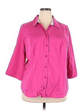 Cj Banks 3/4 Sleeve Button-Down Shirt (view 1)