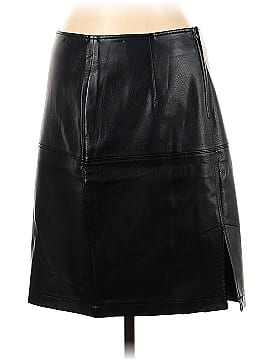 Tribal Faux Leather Skirt (view 2)