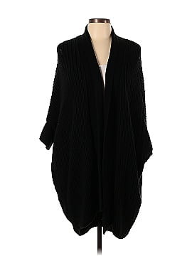 Natori Black Chunky Knit Cardigan (view 1)