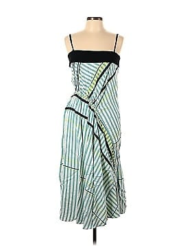 Cedric Charlier Stripe Ruched Dress (view 1)