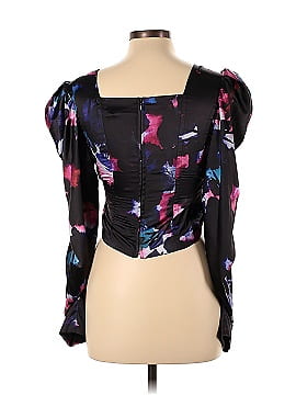 Badgley Mischka Printed Bustier Top (view 2)