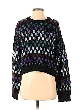 Koché Cropped Polka Dot Sweater (view 1)