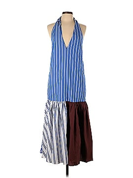 Tibi Vivian Stripe Halter Dress (view 1)