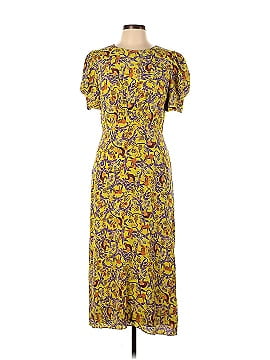 Saloni Yellow Printed Bianca Dress (view 1)