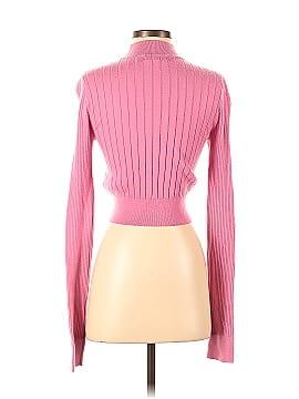 Tome Collective Pink Ribbed Crop Sweater (view 2)