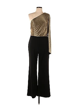 Lauren by Ralph Lauren Copper One Shoulder Jumpsuit (view 1)