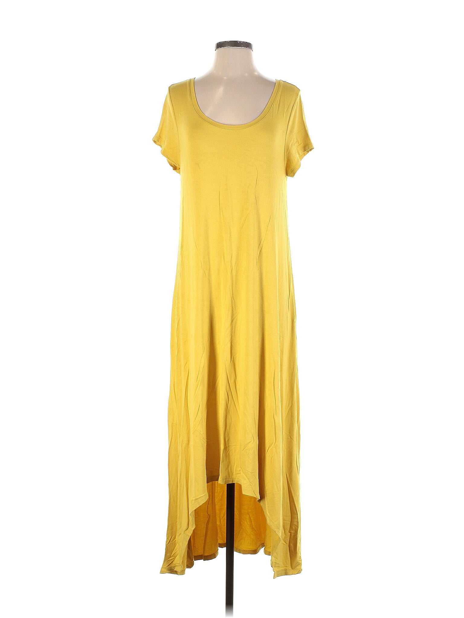 H By Halston Yellow Casual Dress Size S 78 off ThredUp